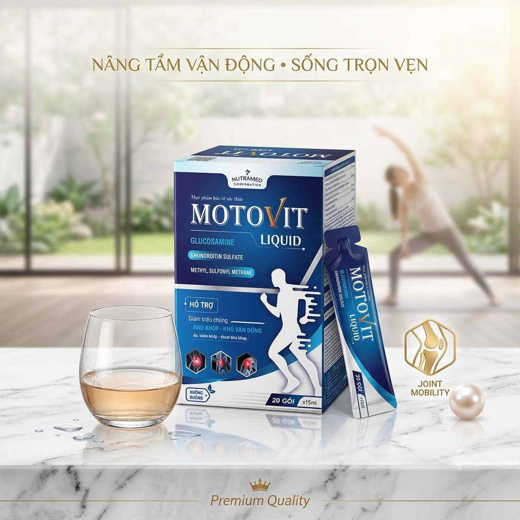 Gói uống Motovit Liquid (Hộp 20 gói x15ml)